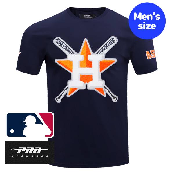 【送料無料】 MLB公式 メジャーリーグオフィシャル メンズ Tシャツ 半袖トップス プロスタンダード Pro Standard ヒューストン・アストロズ HOUSTON ASTROS MASHUP TOP