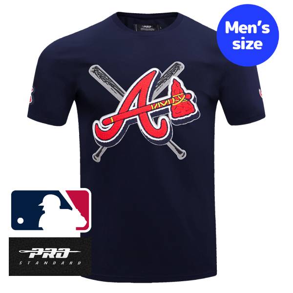 【送料無料】 MLB公式 メジャーリーグオフィシャル メンズ Tシャツ 半袖トップス プロスタンダード Pro Standard アトランタ・ブレーブス ATLANTA BRAVES MASHUP TOP