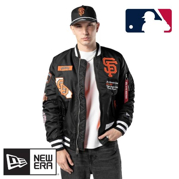 【送料無料】 MLB公式 正規品 メジャーリーグオフィシャル メンズ スタジャン ボンバージャケット MA-1 アウター ジャンパー ニューエラ New Era x Alpha Industries サンフランシスコ・ジャイアンツ San Francisco Giants Full-Zip Bomber Jacket 46,068円