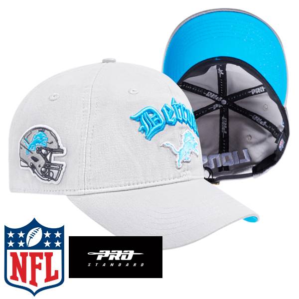 【送料無料】 NFL公式 正規品 メンズ キャップ 帽子 ハット アジャスタブルキャップ ユニセックス プロスタンダード Pro Standard デトロイト・ライオンズ DETROIT LIONS OLD ENGLISH MEN'S DAD SNAPBACK HAT