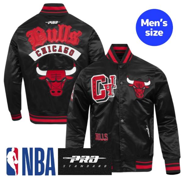 NBAシカゴ ブルズ スタジャン UNK Chicago Bulls バスケ シカゴ・ブルズ スタジャン L size JH DESIGN ジェイエイチデザイン