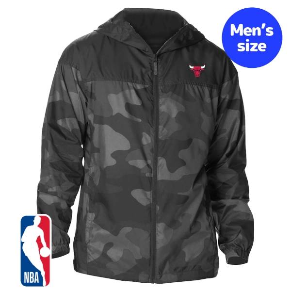 【送料無料】 NBA公式 オフィシャル メンズ ウィンドブレーカー アウター ジャケット Columbia コロンビア シカゴ・ブルズ Chicago Bulls Columbia Camo Flash Challenger Windbreaker Full-Zip Jacket