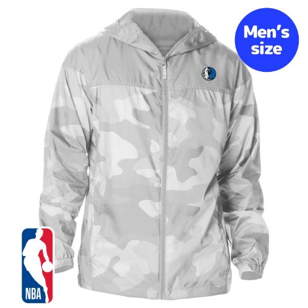 【送料無料】 NBA公式 オフィシャル メンズ ウィンドブレーカー アウター ジャケット Columbia コロンビア ダラス・マーベリックス カイリー・アービング Dallas Mavericks Columbia Camo Flash Challenger Windbreaker Full-Zip Jacket