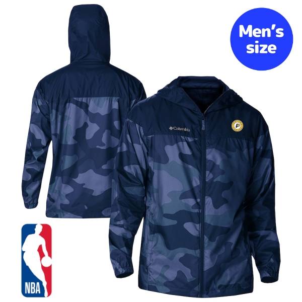 【送料無料】 NBA公式 オフィシャル メンズ ウィンドブレーカー アウター ジャケット Columbia コロンビア インディアナ・ペイサーズ タイリース・ハリバートン Indiana Pacers Columbia Flash Challenger Windbreaker Jacket