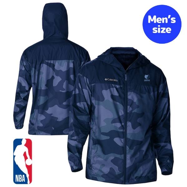 【送料無料】 NBA公式 オフィシャル メンズ ウィンドブレーカー アウター ジャケット Columbia コロンビア メンフィス・グリズリーズ ジャ・モラント 河村勇輝 Memphis Grizzlies Columbia Flash Challenger Windbreaker Jacket