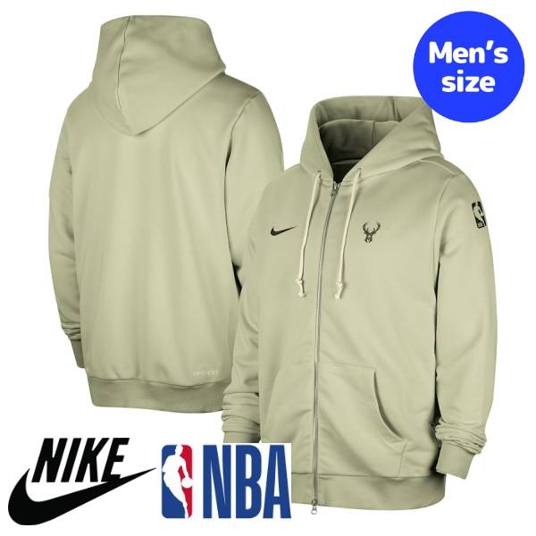 【送料無料】 NBA公式 オフィシャル メンズ フード付きジャケット アウター Nike ナイキ ミルウォーキー・バックス Milwaukee Bucks Nike Authentic Standard Issue Full-Zip Hoodie Jacket