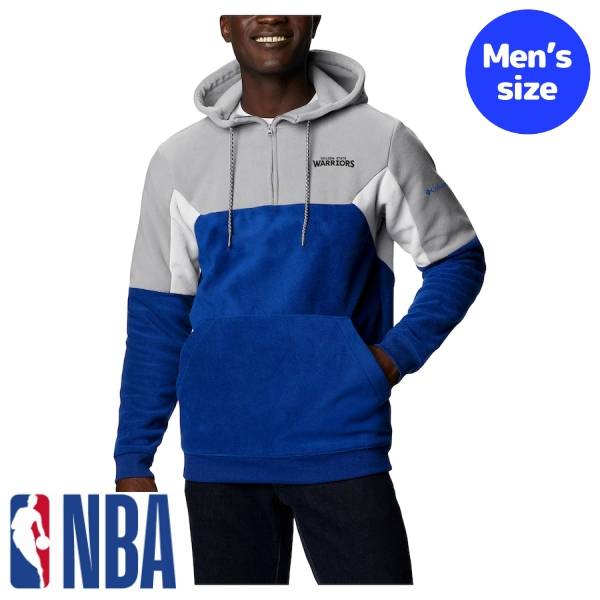【送料無料】 NBA公式 オフィシャルアイテム メンズ パーカー フーディー トレーナー 長袖トップス Columbia コロンビア ゴールデンステイト・ウォリアーズ ジミー・バトラー ステフィン・カリー Golden State Warriors Lodge Quarter-Zip Hoodie