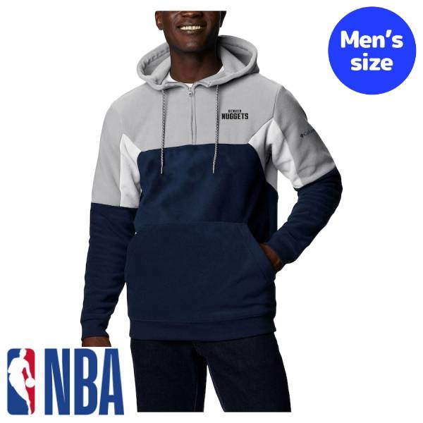 【送料無料】 NBA公式 オフィシャルアイテム メンズ パーカー フーディー トレーナー 長袖トップス Columbia コロンビア デンバー・ナゲッツ 二コラ・ヨキッチ Denver Nuggets Lodge Quarter-Zip Hoodie