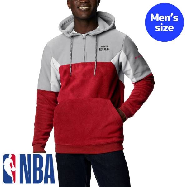【送料無料】 NBA公式 オフィシャルアイテム メンズ パーカー フーディー トレーナー 長袖トップス Columbia コロンビア ヒューストン・ロケッツ Houston Rockets Men's Lodge Quarter-Zip Hoodie