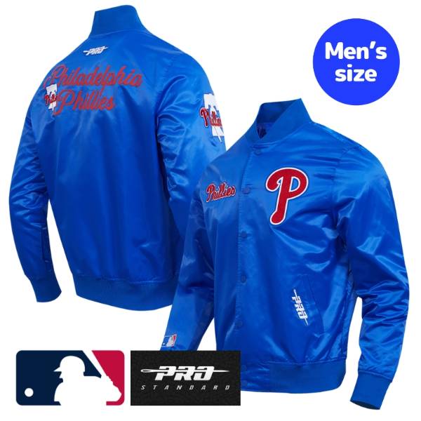 【送料無料】 MLB公式 メジャーリーグオフィシャル メンズ アウター ジャケット スタジャン バーシティジャケット プロスタンダード Pro Standard フィラデルフィア・フィリーズ PHILADELPHIA PHILLIES SOUVENIR SATIN JACKET