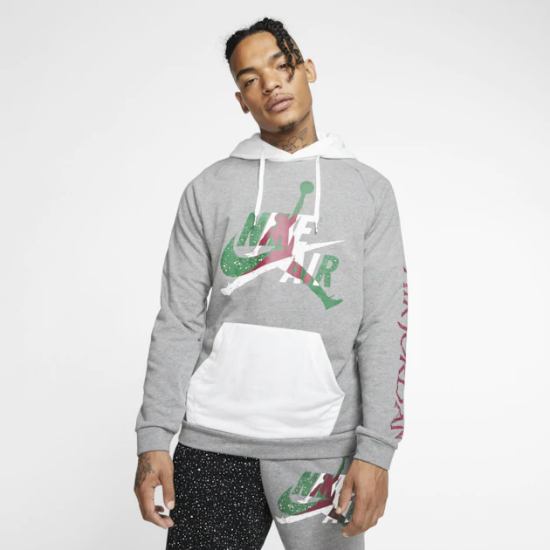 【貨物輸送無料】nike ナイキ 【メンズ大きさ】 ジョーダン Jordan Jumpman Classics Hoodie（Carbon Heather/White） パーカー フーディー Pullover ティーシャツ