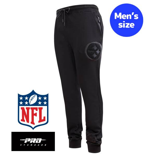 【送料無料】【正規品】 NFL公式 メンズ スウェットパンツ ジョガーパンツ ボトムス プロスタンダード Pro Standard ピッツバーグ・スティーラーズ PITTSBURGH STEELERS TRIPLE BLACK JOGGER