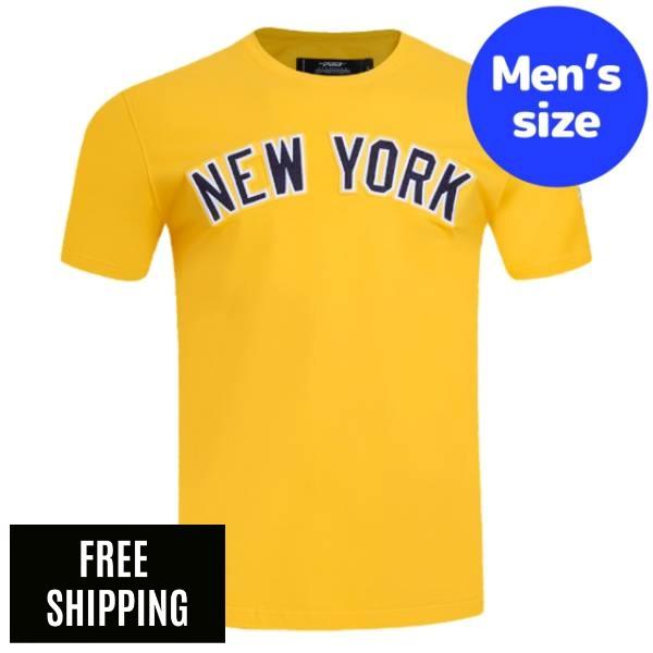 【送料無料】 Pro Standard プロスタンダード MLB メジャーリーグ メンズ Tシャツ 半袖トップス ニューヨーク・ヤンキース NEW YORK YANKEES CLASSIC CHENILLE TOP T-SHIRT｜USキッズウェア店
