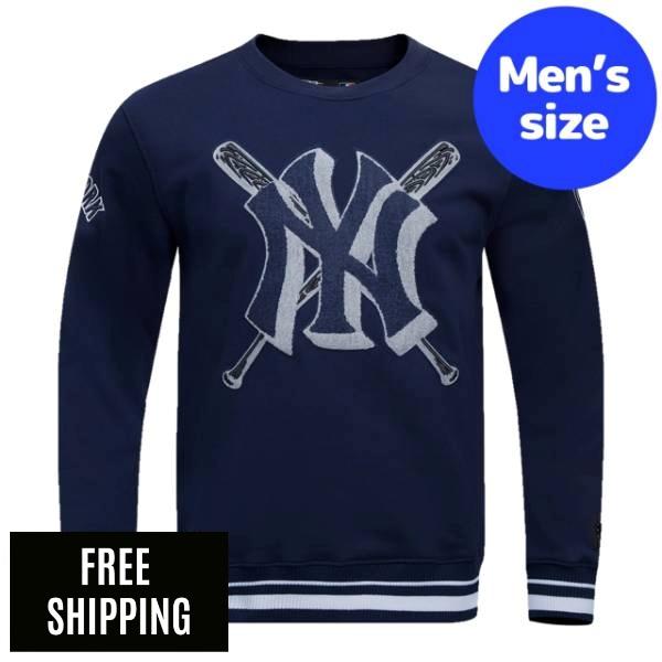【送料無料】 Pro Standard プロスタンダード MLB メジャーリーグ メンズ トレーナー 長袖トップス ニューヨーク・ヤンキース NEW YORK YANKEES MASHUP CREWNECK｜USキッズウェア店