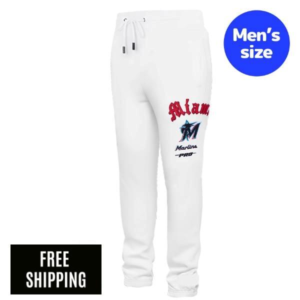 【送料無料】 MLB メジャーリーグ メンズ スウェットパンツ ジョガー ボトムス プロスタンダード Pro Standard マイアミ・マーリンズ MIAMI MARLINS OLD ENGLISH SWEATPANT｜USキッズウェア店