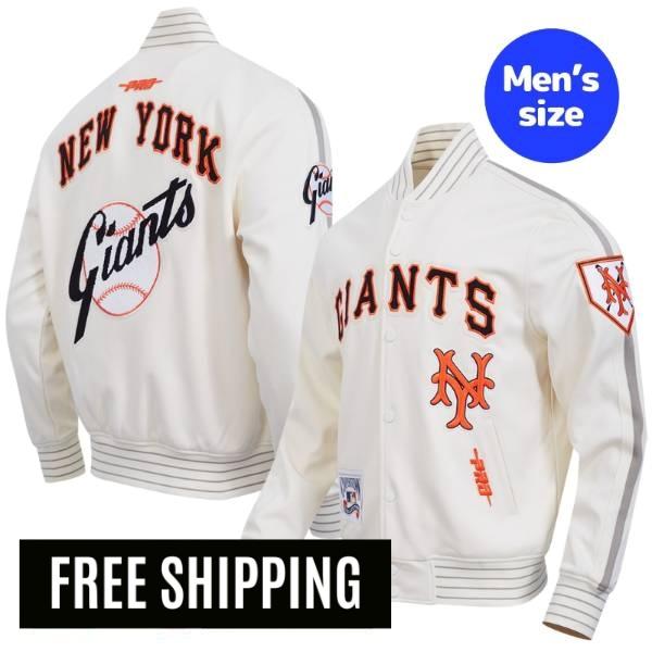 【貨物輸送無料】 MLB 大リーグ競技団体 メンズ アウター 上衣 スタジャン バーシティジャケット 労働者階級標準尺度 Pro Standard サンフランシスコ・ジャイアンツ SAN FRANCISCO GIANTS COOPERSTOWN LOGO PRO GAME DAY DOUBLE KNIT JACKET