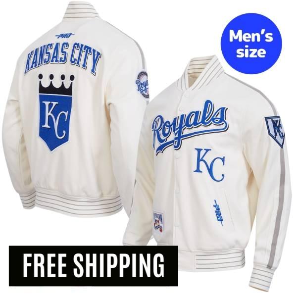 【貨物輸送無料】 MLB 大リーグ競技団体 メンズ アウター 上衣 スタジャン バーシティジャケット 労働者階級標準尺度 Pro Standard カンザスシティ・ロイヤルズ KANSAS CITY ROYALS COOPERSTOWN LOGO PRO GAME DAY DOUBLE KNIT JACKET