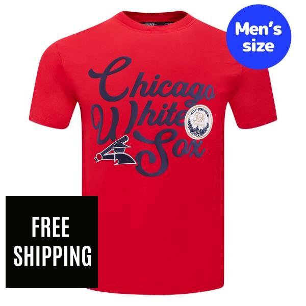 【送料無料】 MLB メジャーリーグ メンズ Tシャツ 半袖トップス プロスタンダード Pro Standard シカゴ・ホワイトソックス CHICAGO WHITE SOX SOUVENIR SINGLE JERSEY TOP｜USキッズウェア店
