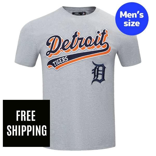 【送料無料】 MLB メジャーリーグ メンズ Tシャツ 半袖トップス プロスタンダード Pro Standard デトロイト・タイガース DETROIT TIGERS SCRIPT TAIL TOP｜USキッズウェア店