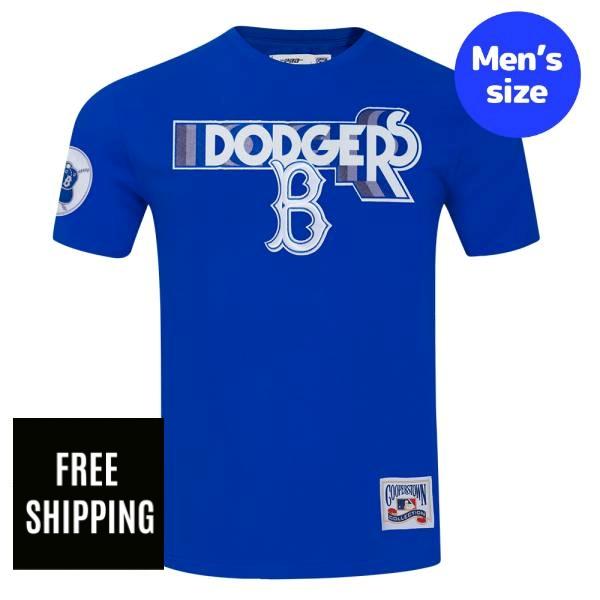 【送料無料】 MLB 正規品 メンズ Tシャツ 半袖トップス メジャーリーグ 大谷翔平 山本由伸 佐々木朗希 ロサンゼルス・ドジャース ブルックリン・ドジャース プロスタンダード Pro Standard BROOKLYN DODGERS RETRO ELEVATION SINGLE JERSEY TOP T-SHIRT|USキッズウェア店