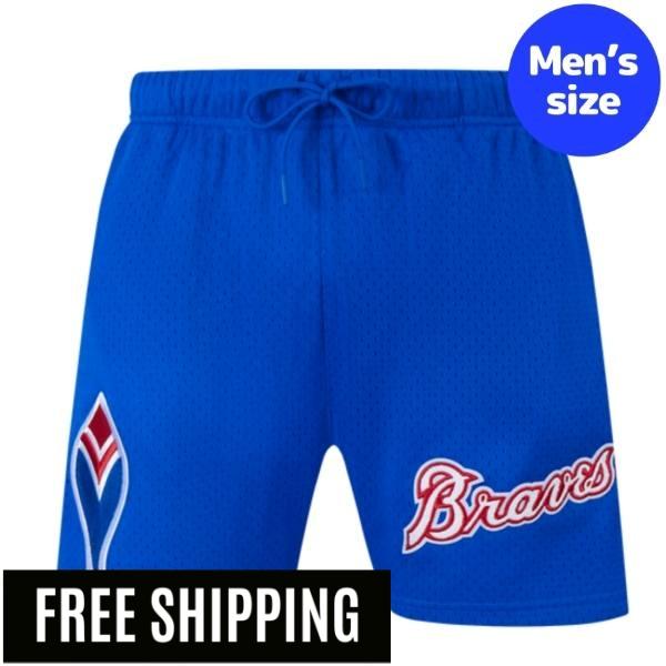 【貨物輸送無料】【定まり品】 MLB メジャーリーグアイテム メンズ さる股引き ティーシャツ 二分の一ズボン下 遊撃手ズボン下 さる股引き ボトムス 労働者階級判定基準 Pro Standard ジョージアの州都・ブレーブス ATLANTA BRAVES SOUVENIR MEN\u0027S MESH SHORT