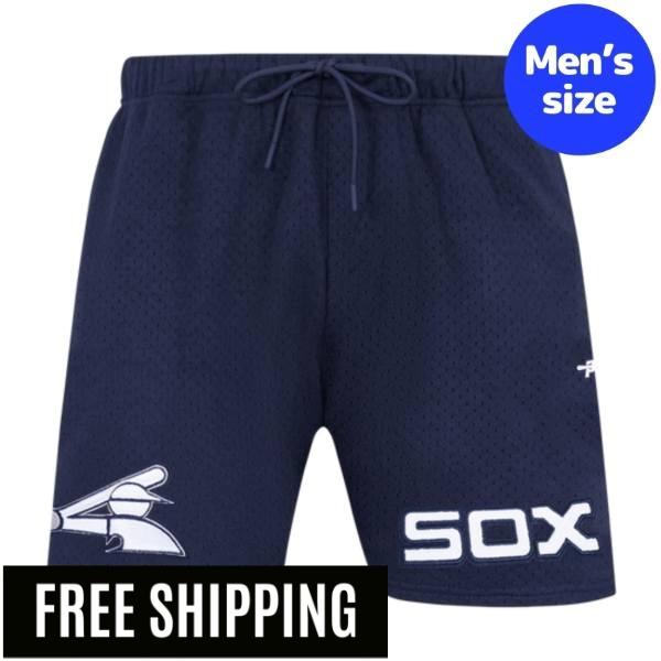 【貨物輸送無料】【定め事品】 MLB メジャーリーグアイテム メンズ さる股引き ティーシャツ 二分の一ズボン下 遊撃手ズボン下 さる股引き ボトムス 労働者階級標準尺度 Pro Standard 風の強い町・白いこと靴下 CHICAGO WHITE SOX SOUVENIR MEN\u0027S MESH SHORT