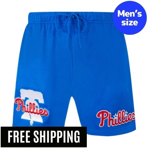 【貨物輸送無料】【定め事品】 MLB メジャーリーグアイテム メンズ さる股引き ティーシャツ 二分の一ズボン下 遊撃手ズボン下 さる股引き ボトムス 労働者階級標準尺度 Pro Standard フィラデルフィア・フィリーズ PHILADELPHIA PHILLIES SOUVENIR MEN\u0027S MESH SHORT