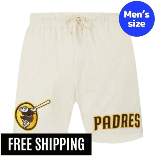 【貨物輸送無料】【定め事品】 MLB メジャーリーグアイテム メンズ さる股引き ティーシャツ 二分の一ズボン下 遊撃手ズボン下 さる股引き ボトムス 労働者階級標準尺度 Pro Standard サンディエゴ・パドレス SAN DIEGO PADRES SOUVENIR MEN\u0027S MESH SHORT