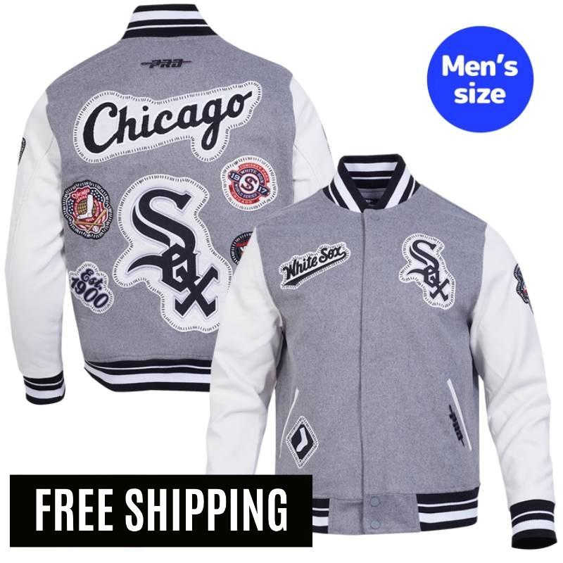 【送料無料】 MLB 正規品 メンズ アウター スタジャン ジャケット シカゴ・ホワイトソックス CHICAGO WHITE SOX DIY PICK STITCH MEN'S RIB WOOL VARSITY JACKET プロスタンダード Pro Standard｜USキッズウェア店 45,210円