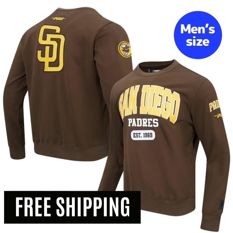 Pro Standard 労働者階級標準尺度 MLB メンズ 調教師 長袖トップス サンディエゴ・パドレス ダルビッシュ有 SAN DIEGO PADRES CITY ARCH MEN\u0027S CREWNECK 大リーグ競技団体 【貨物輸送無料】