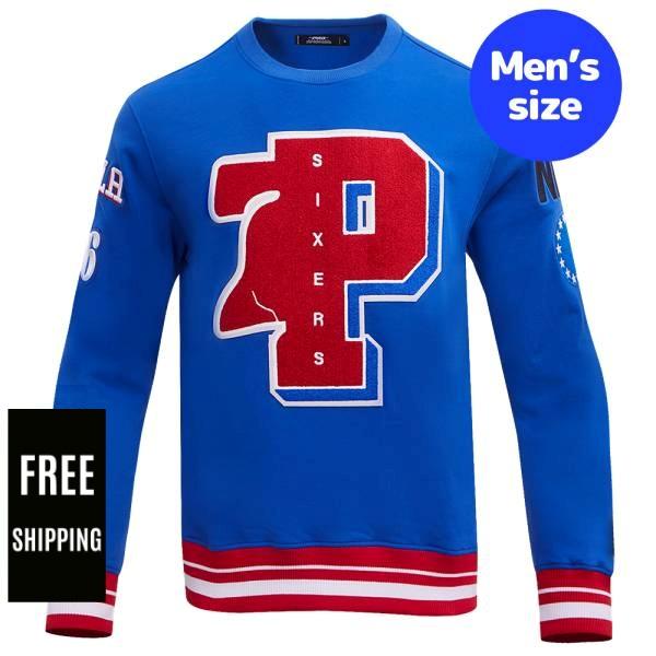 【送料無料】 Pro Standard プロスタンダード NBA メンズ トレーナー 長袖トップス フィラデルフィア・セブンティシクサーズ PHILADELPHIA 76ERS MASHUP RIB CREWNECK|USキッズウェア店