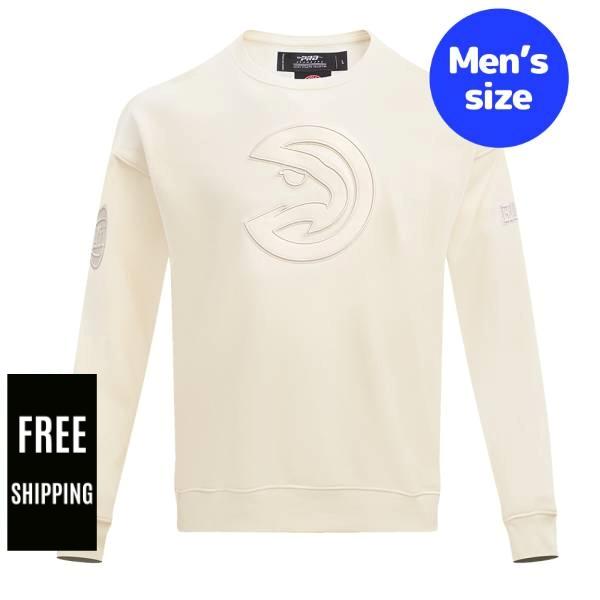 【送料無料】 Pro Standard プロスタンダード NBA メンズ トレーナー 長袖トップス アトランタ・ホークス ATLANTA HAWKS NEUTRAL DROP SHOULDER CREWNECK|USキッズウェア店