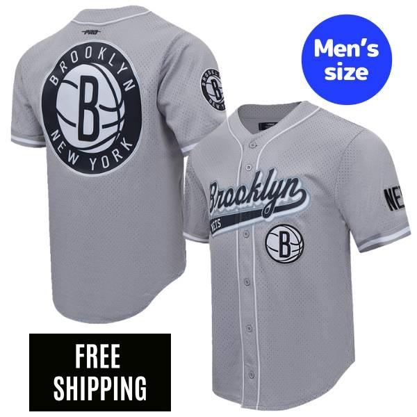 【送料無料】 NBA アイテム メンズ ジャージ ユニフォームトップ 半袖トップス Tシャツ Pro Standard プロスタンダード ブルックリン・ネッツ BROOKLYN NETS SCRIPT TAIL MEN'S MESH BUTTON DOWN SHIRT｜USキッズウェア店 22,869円
