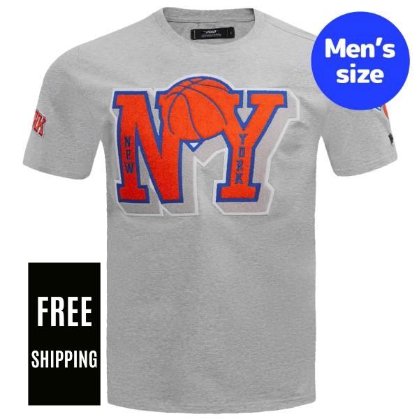 【送料無料】 NBA アイテム メンズ 半袖トップス Tシャツ Pro Standard プロスタンダード ニューヨーク・ニックス NEW YORK KNICKS MASHUP MEN'S TEE｜USキッズウェア店