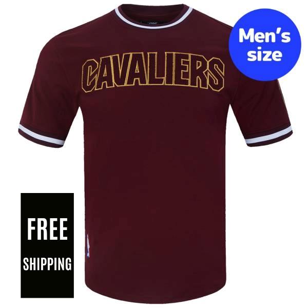 【送料無料】 NBA アイテム メンズ 半袖トップス Tシャツ Pro Standard プロスタンダード クリーブランド・キャバリアーズ CLEVELAND CAVALIERS CLASSIC CHENILLE MEN'S DOUBLE KNIT TEE｜USキッズウェア店