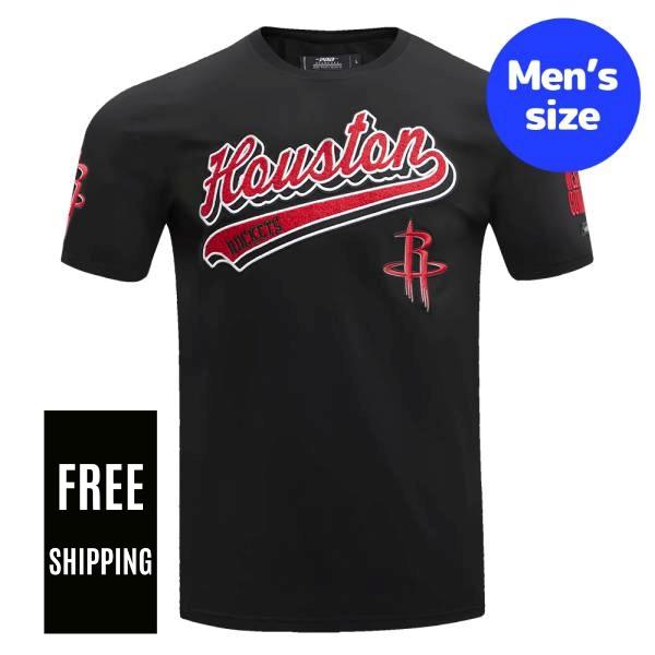 【送料無料】 NBA アイテム メンズ 半袖トップス Tシャツ Pro Standard プロスタンダード ヒューストン・ロケッツ HOUSTON ROCKETS SCRIPT TAIL MEN'S TEE｜USキッズウェア店