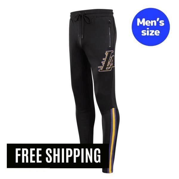 【貨物輸送無料】 NBA 置き目品 メンズ スウェットパンツ ジョガーパンツ ボトムス 労働者階級判定基準 Pro Standard ロサンゼルス・レイカーズ レブロン・ウィリアム・ジェームズ 八村塁 ルカ・ドンチッチ LOS ANGELES LAKERS CLASSIC MEN\u0027S TRACK PANT ズボン・パンツ-メンズファッション
