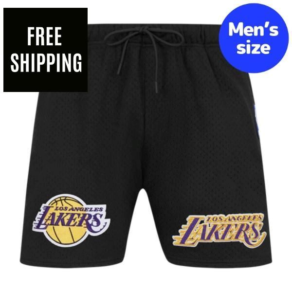 【貨物輸送無料】【定め事品】 NBA 品目 メンズ さる股引き ティーシャツ 二分の一ズボン下 遊撃手ズボン下 さる股引き ボトムス 労働者階級標準尺度 Pro Standard ロサンゼルス・レイカーズ LOS ANGELES LAKERS SOUVENIR MEN\u0027S MESH SHORT