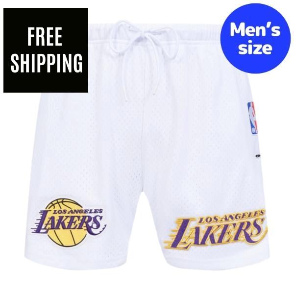 【貨物輸送無料】【定め事品】 NBA 品目 メンズ さる股引き ティーシャツ 二分の一ズボン下 遊撃手ズボン下 さる股引き ボトムス 労働者階級標準尺度 Pro Standard ロサンゼルス・レイカーズ LOS ANGELES LAKERS SOUVENIR MEN\u0027S MESH SHORT