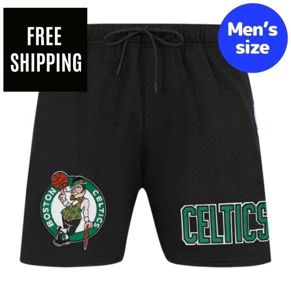 【貨物輸送無料】【定め事品】 NBA 品目 メンズ さる股引き ティーシャツ 二分の一ズボン下 遊撃手ズボン下 さる股引き ボトムス 労働者階級標準尺度 Pro Standard ボストン・セルティックス BOSTON CELTICS SOUVENIR MEN\u0027S MESH SHORT