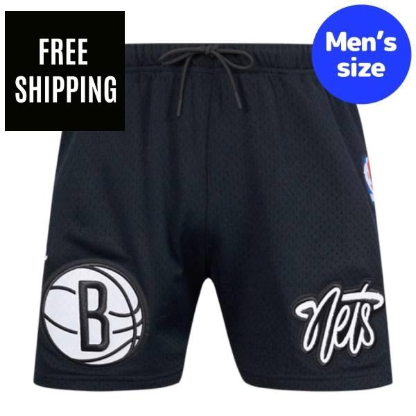 【貨物輸送無料】【定め事品】 NBA 品目 メンズ さる股引き ティーシャツ 二分の一ズボン下 遊撃手ズボン下 さる股引き ボトムス 労働者階級標準尺度 Pro Standard ブルックリン・ネッツ BROOKLYN NETS SOUVENIR MEN\u0027S MESH SHORT