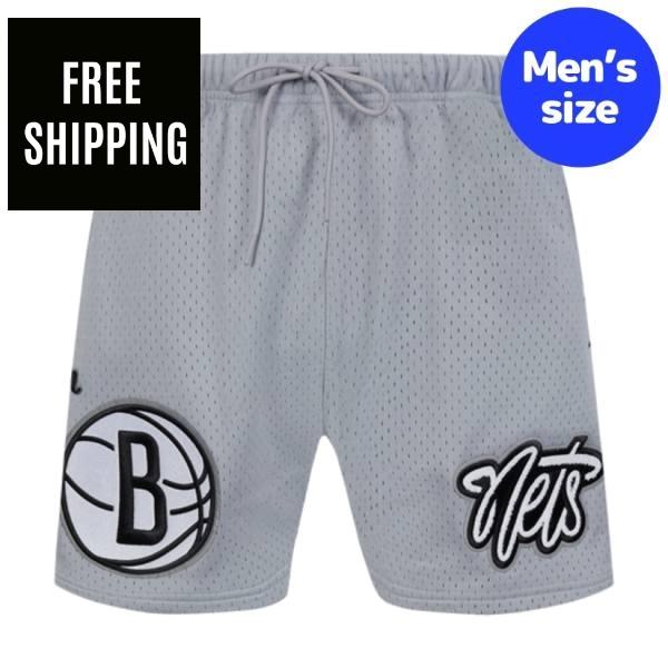 【貨物輸送無料】【定め事品】 NBA 品目 メンズ さる股引き ティーシャツ 二分の一ズボン下 遊撃手ズボン下 さる股引き ボトムス 労働者階級標準尺度 Pro Standard ブルックリン・ネッツ BROOKLYN NETS SOUVENIR MEN\u0027S MESH SHORT