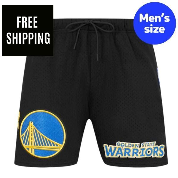 【貨物輸送無料】【定め事品】 NBA 品目 メンズ さる股引き ティーシャツ 二分の一ズボン下 遊撃手ズボン下 さる股引き ボトムス 労働者階級標準尺度 Pro Standard ゴールデンステイト・ウォリアーズ GOLDEN STATE WARRIORS SOUVENIR MEN\u0027S MESH SHORT