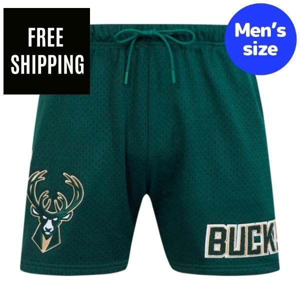 【貨物輸送無料】【定め事品】 NBA 品目 メンズ さる股引き ティーシャツ 二分の一ズボン下 遊撃手ズボン下 さる股引き ボトムス 労働者階級標準尺度 Pro Standard ミルウォーキー・バックス MILWAUKEE BUCKS SOUVENIR MEN\u0027S MESH SHORT