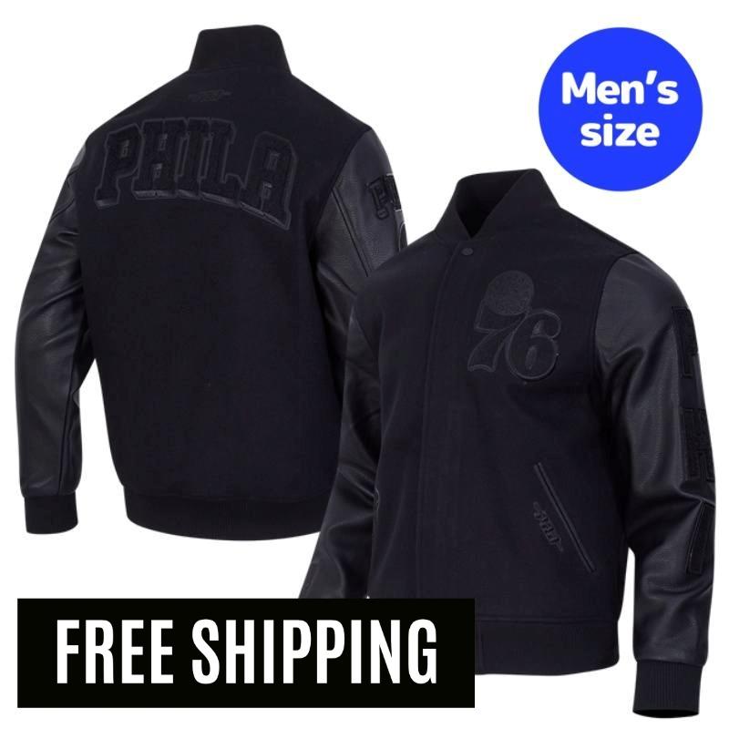 Pro Standard 労働者階級標準尺度 NBA 置き目品 メンズ スタジャン 上衣 アウター 前掛け フィラデルフィア・セブンティシクサーズ PHILADELPHIA 76ERS CLASSIC MEN\u0027S 3BK WOOL VARSITY JACKET 【貨物輸送無料】