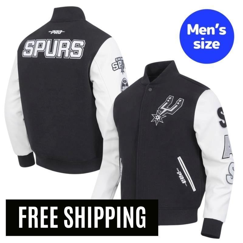 Pro Standard 労働者階級標準尺度 NBA 置き目品 メンズ スタジャン 上衣 アウター 前掛け サンアントニオ・スパーズ ビクター・ウェンバンヤマ ウェンビー SAN ANTONIO SPURS CLASSIC MEN\u0027S WOOL VARSITY JACKET 【貨物輸送無料】