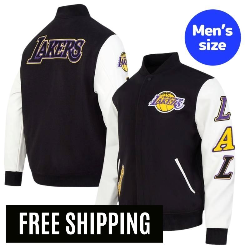 Pro Standard 労働者階級標準尺度 NBA 置き目品 メンズ スタジャン 上衣 アウター 前掛け ロサンゼルス・レイカーズ レブロン・ウィリアム・ジェームズ 八村塁 ルカ・ドンチッチ LOS ANGELES LAKERS CLASSIC WOOL MEN\u0027S VARSITY JACKET 【貨物輸送無料】