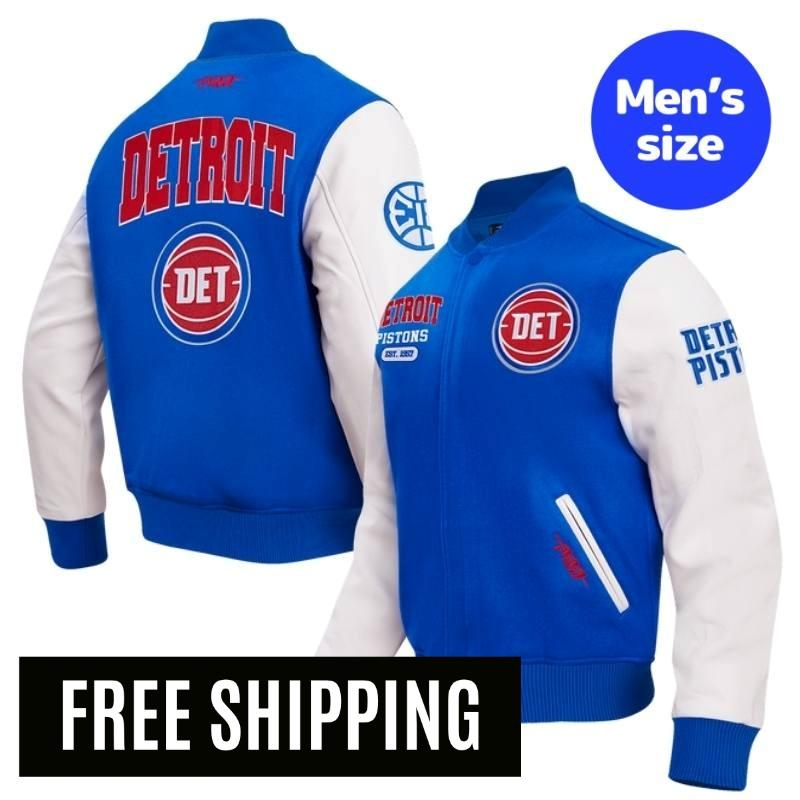 Pro Standard プロスタンダード NBA 正規品 メンズ スタジャン ジャケット アウター ジャンパー デトロイト・ピストンズ DETROIT PISTONS CITY ARCH MEN'S WOOL VARSITY JACKET 【送料無料】|USキッズウェア店
