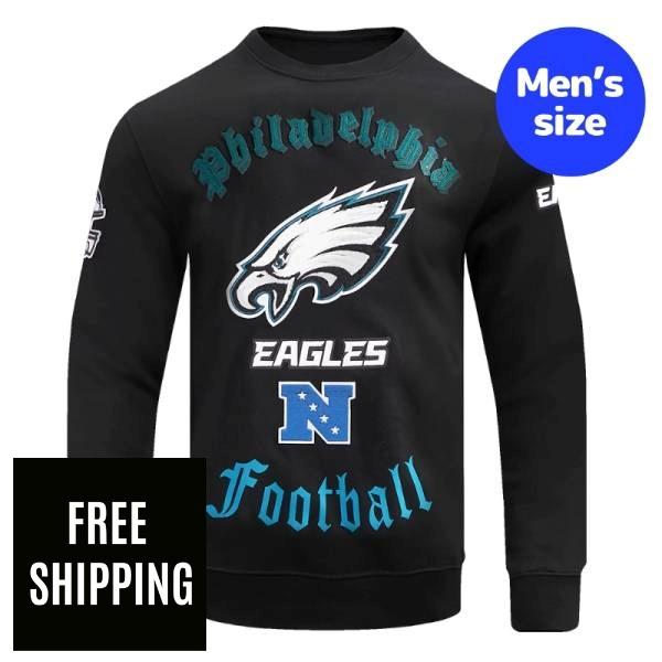 【送料無料】 Pro Standard プロスタンダード NFL アメフト メンズ トレーナー 長袖トップス フィラデルフィア・イーグルス PHILADELPHIA EAGLES OLD ENGLISH CREWNECK｜USキッズウェア店