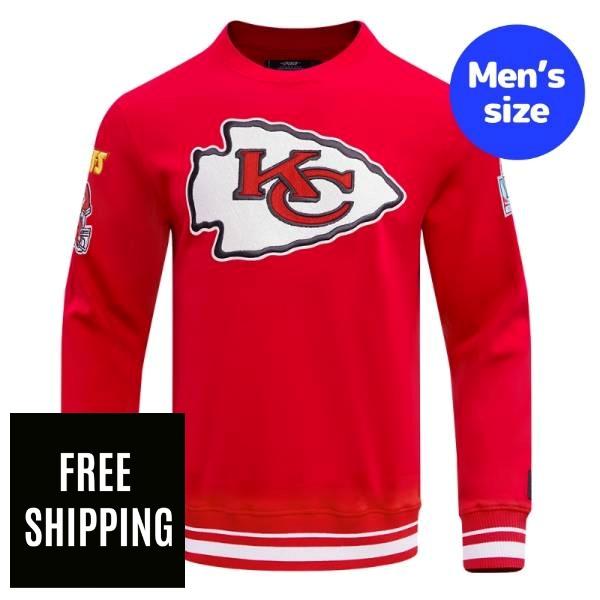 【送料無料】 Pro Standard プロスタンダード NFL アメフト メンズ トレーナー 長袖トップス カンザスシティ・チーフス KANSAS CITY CHIEFS MASHUP CREWNECK|USキッズウェア店